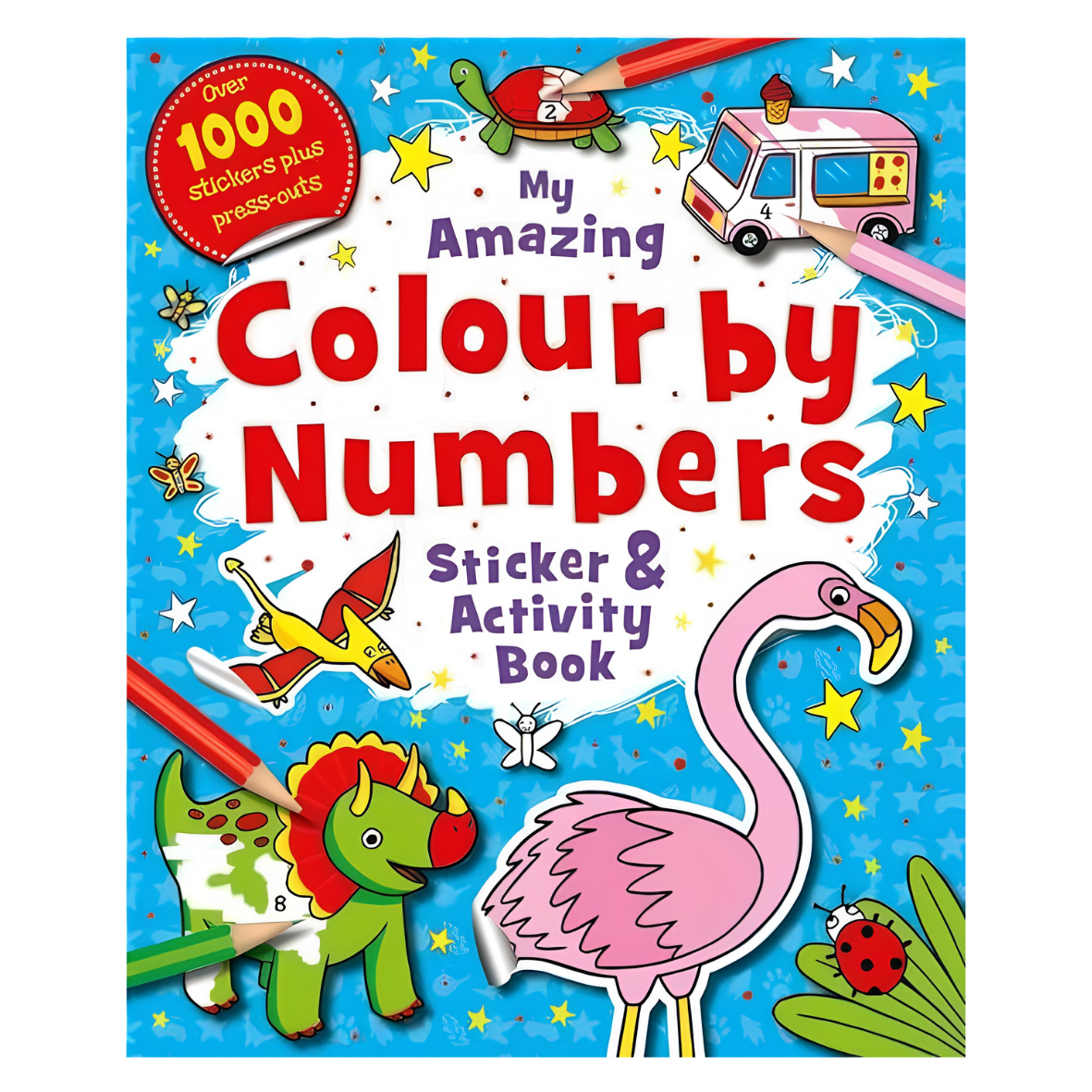 My Amazing Colour by Numbers Sticker & Activity Book(Softcover)