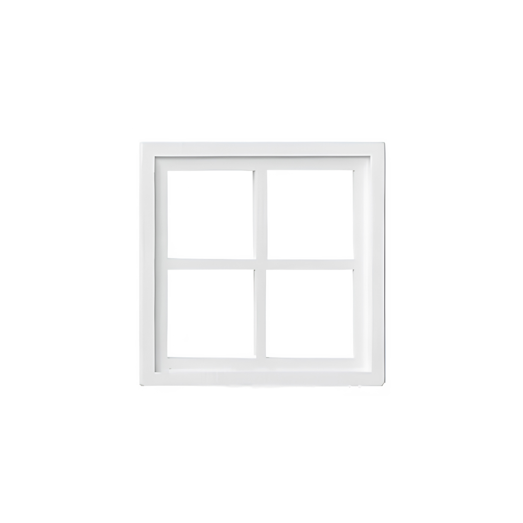 DIY Miniature Window Frame - 4-Pane