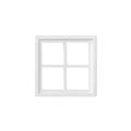 DIY Miniature Window Frame - 4-Pane