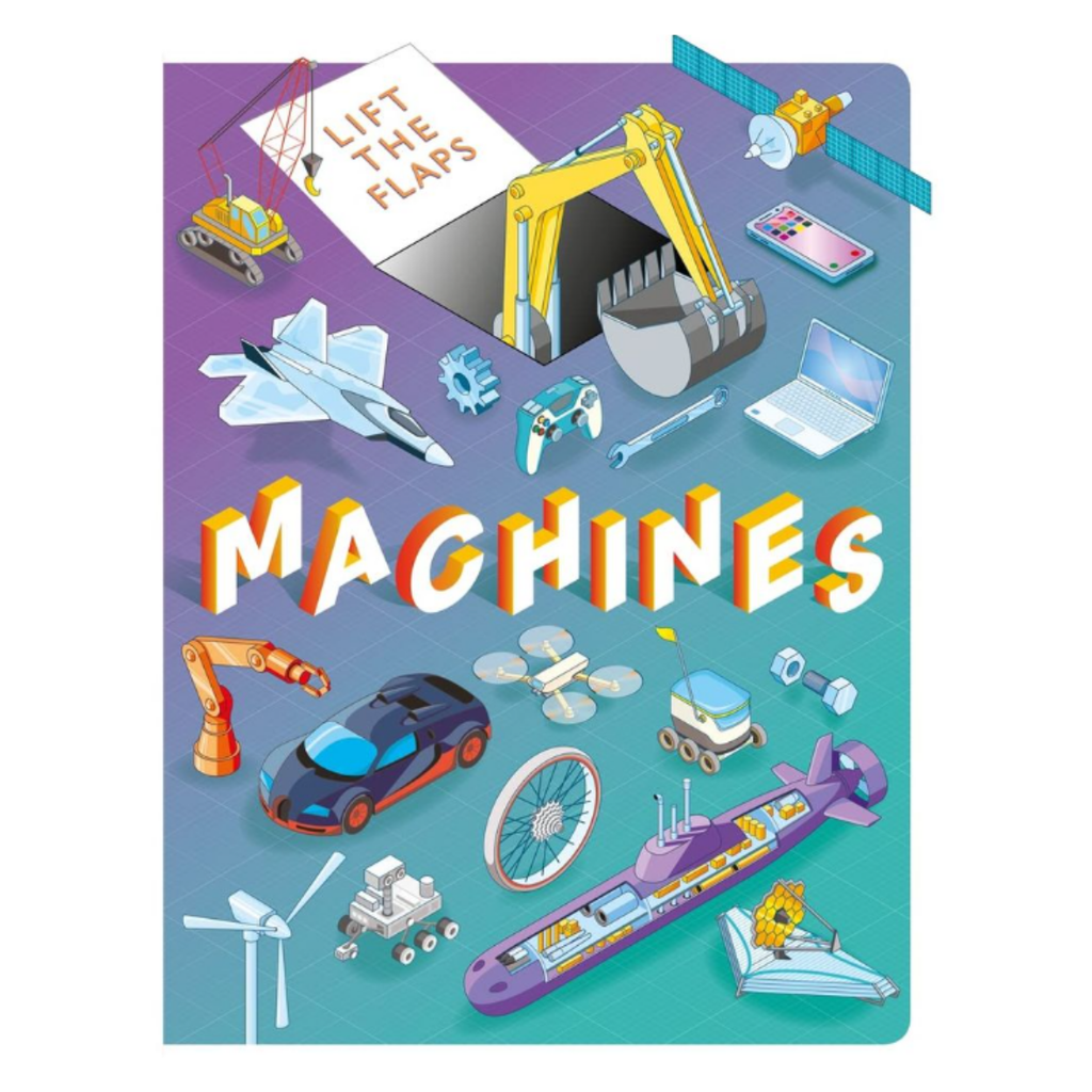 Lift The Flaps: Machines Book(Hardcover)