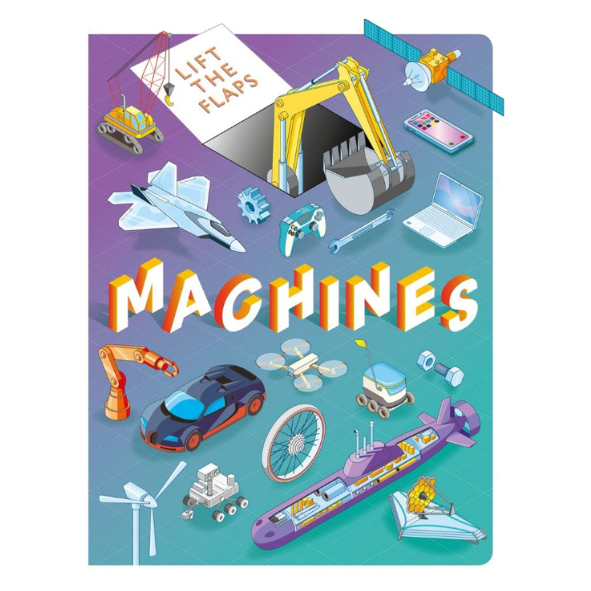 Lift The Flaps: Machines Book(Hardcover)