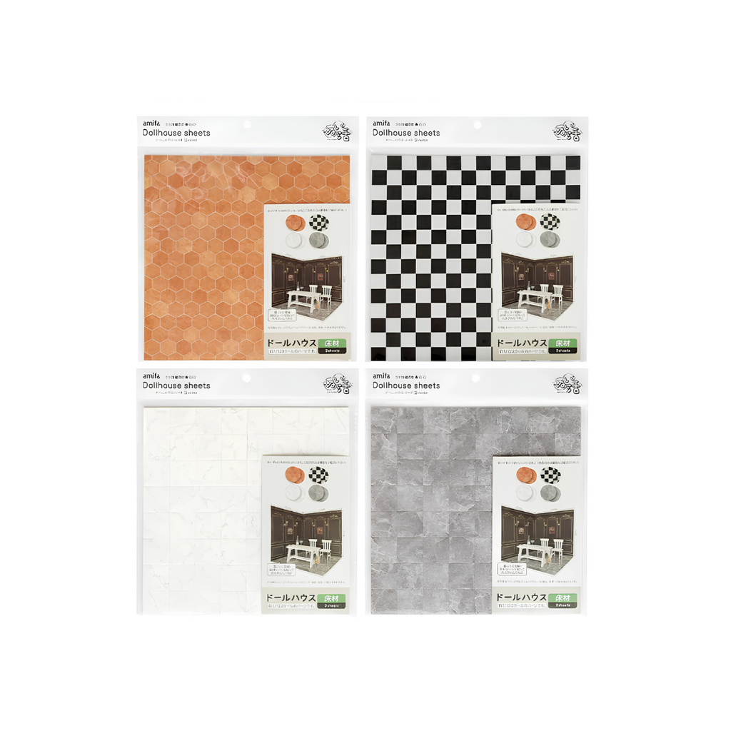 DIY Miniature Floor Sheet Tile/Marble