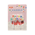 Colourful Happy Birthday Cake Candle