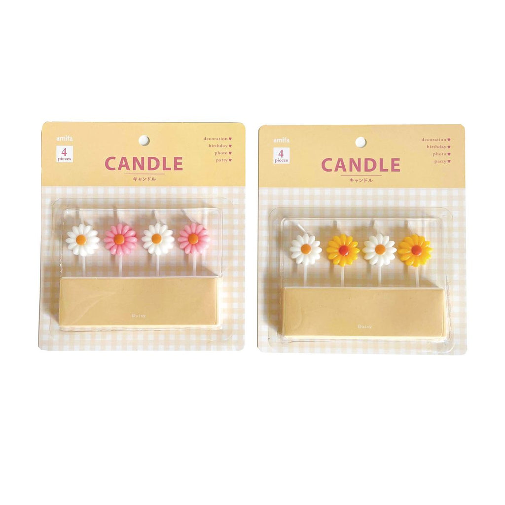 Mini Daisy Cake Candles