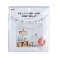 Happy Birthday Flag Garland