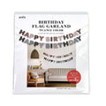 Birthday Flag Garland in Nuance Colors
