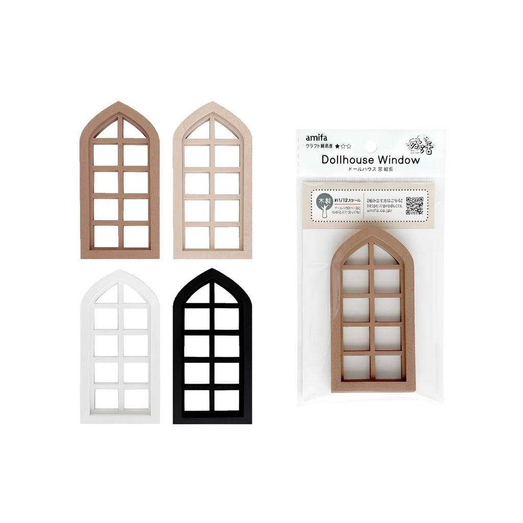 DIY Miniature Window - Tall Arched Grid