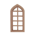 DIY Miniature Window - Tall Arched Grid