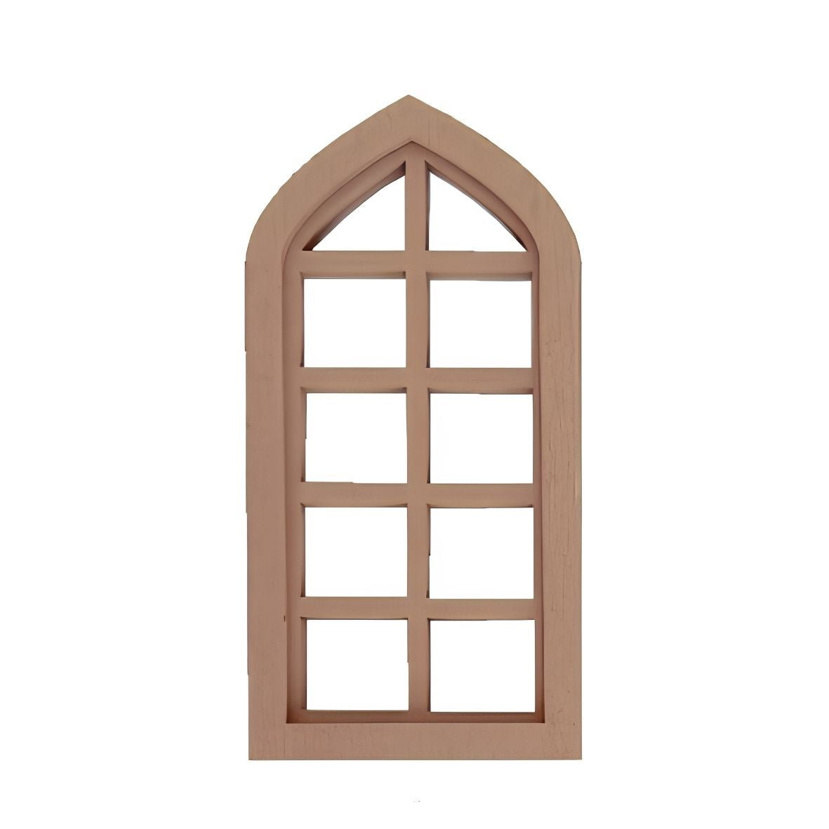 DIY Miniature Window - Tall Arched Grid