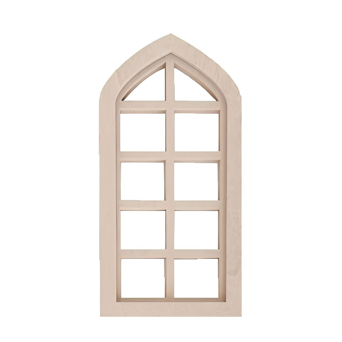 DIY Miniature Window - Tall Arched Grid