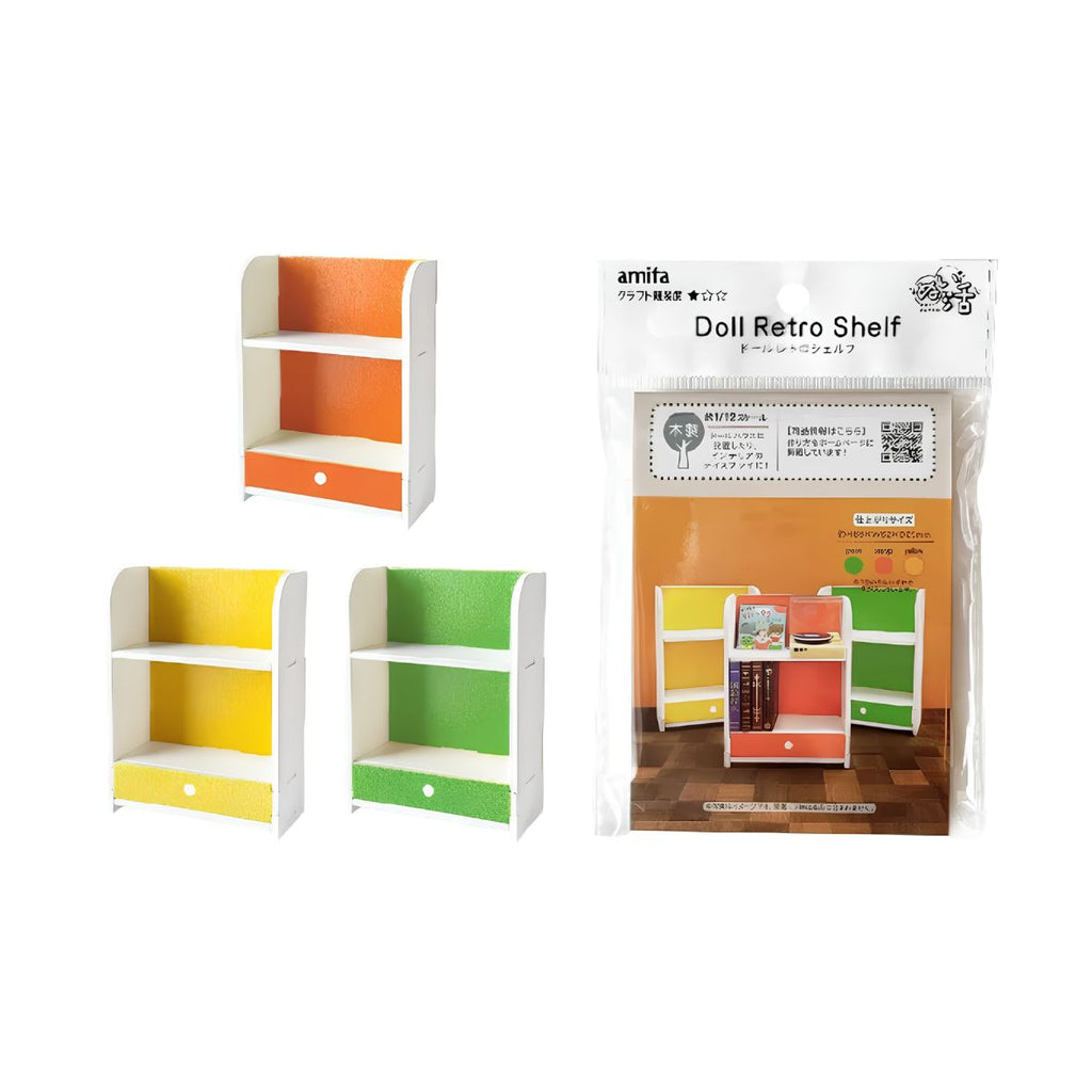 DIY Miniature Shelf - Retro Style