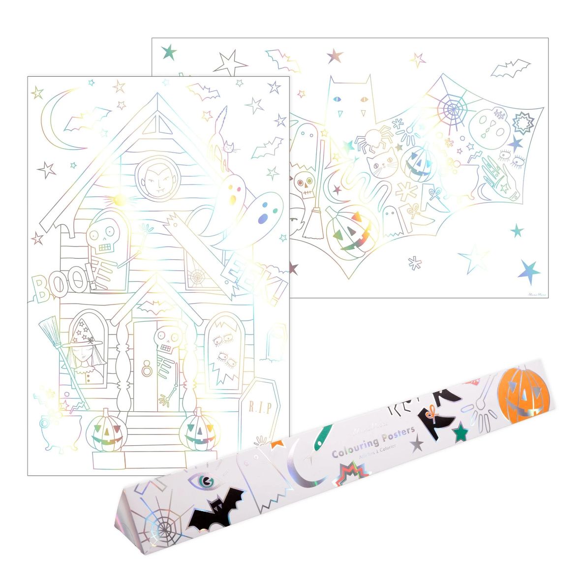 Meri Meri Halloween Coloring Posters
