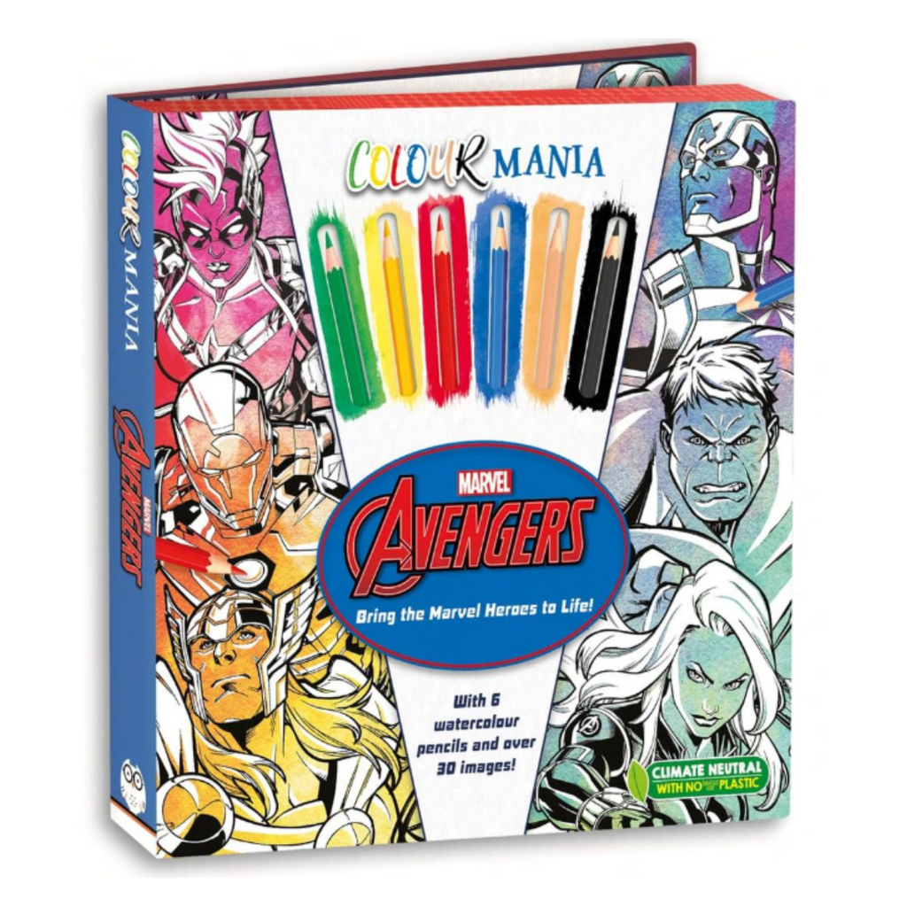 Marvel: Avengers Colour Mania (Colouring Book and Pencil Set)