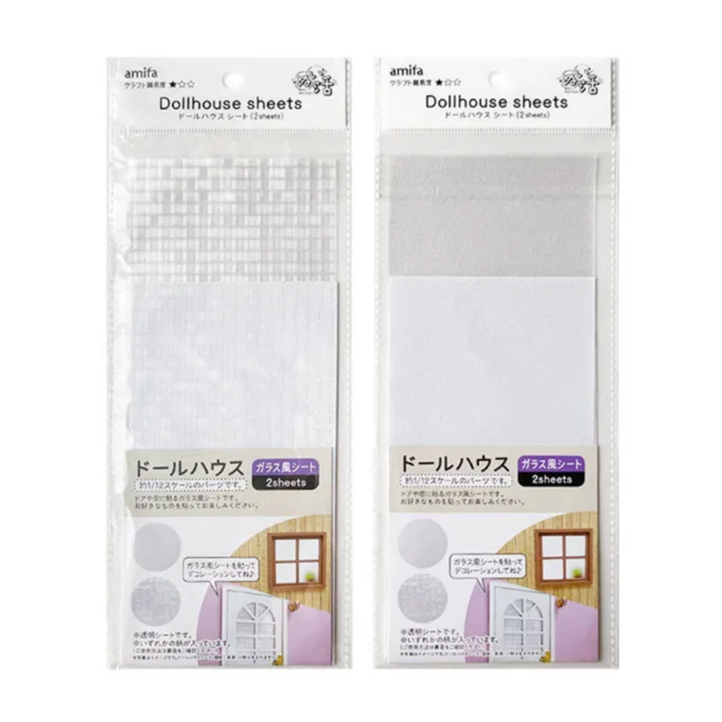 DIY Miniature Glass Effect Sheet