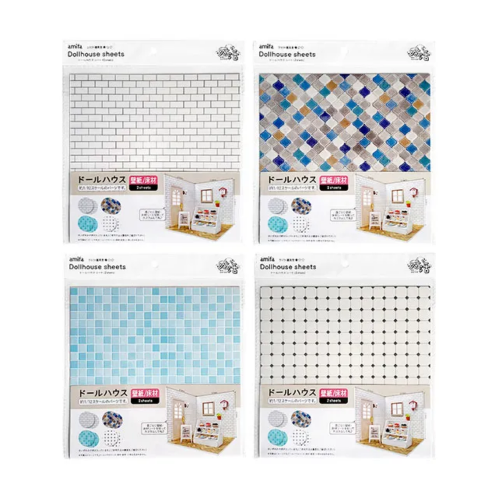 DIY Miniature Wallpaper/Flooring Sheet Tile