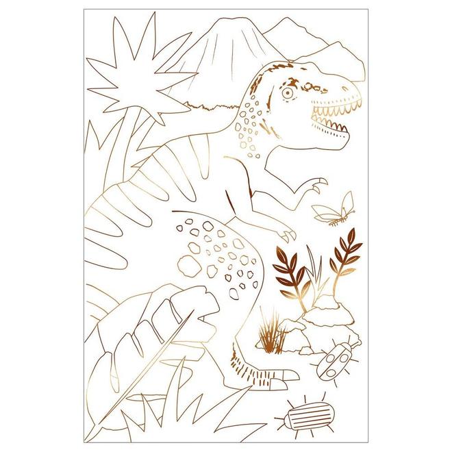 Dinosaur Kingdom Coloring Posters (set of 2)