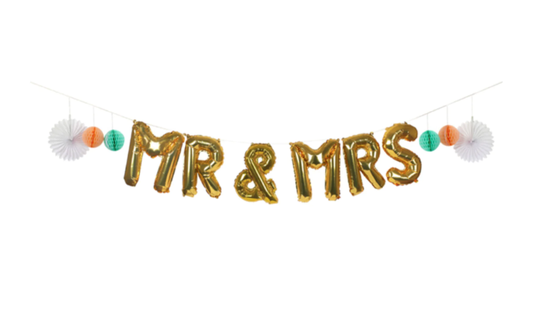 Balloon Kit Mr and Mrs