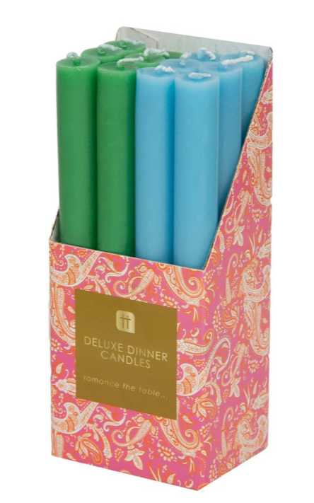 Talking Tables Dinner Candle-Blue
