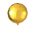 Round Shaped Foil Balloon 18” - Gold