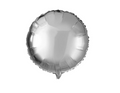 Round Shaped Foil Balloon 18” - Silver
