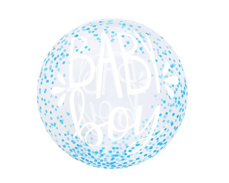 Clear Balloon 20” - Baby Boy