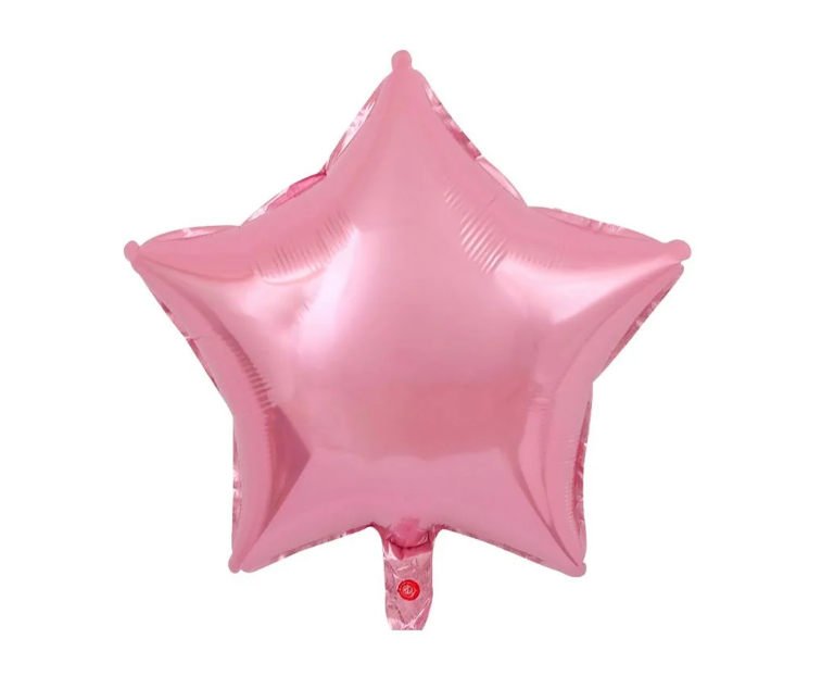 Star Shaped Foil Balloon 18” - Pink
