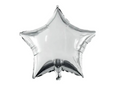 Star Shaped Foil Balloon 18” - Silver