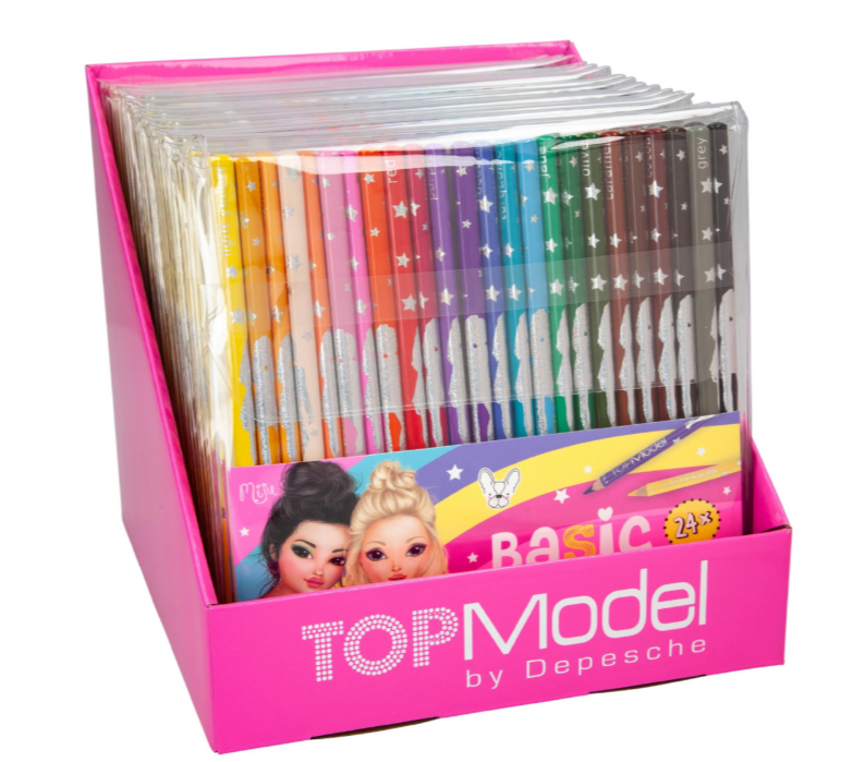 TOPModel Coloured Pencil, 24 Colours