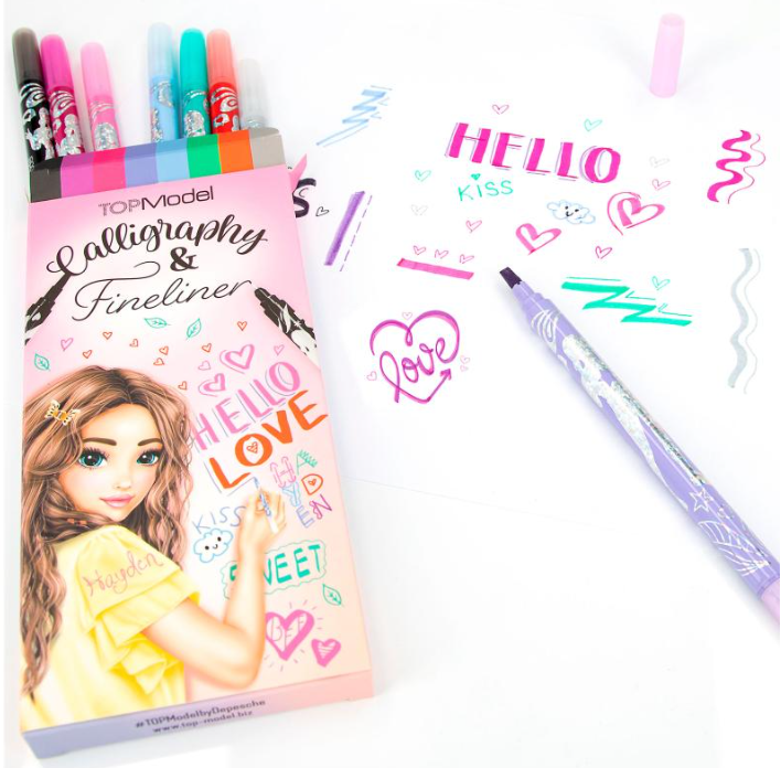TOPModel Calligraphy And Fineliner Set