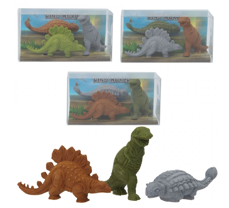 Depesche Dino World Eraser Set Dinosaurs