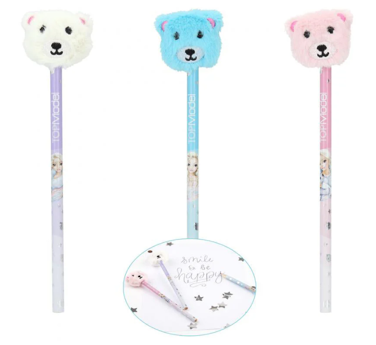 TOPModel Pencil with icebear-topper ICEWORLD