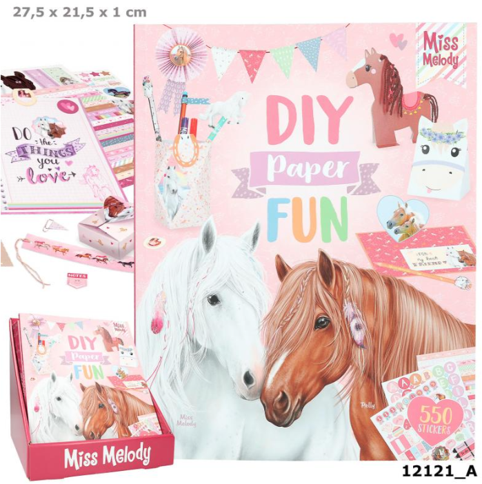 Miss Melody DIY Paper Fun Book