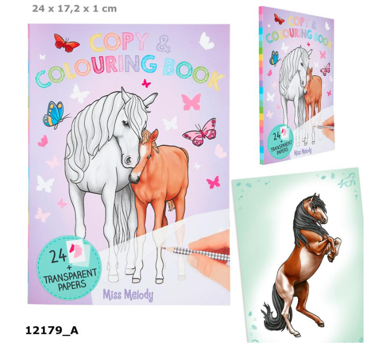 Miss Melody Copy & Colouring Book