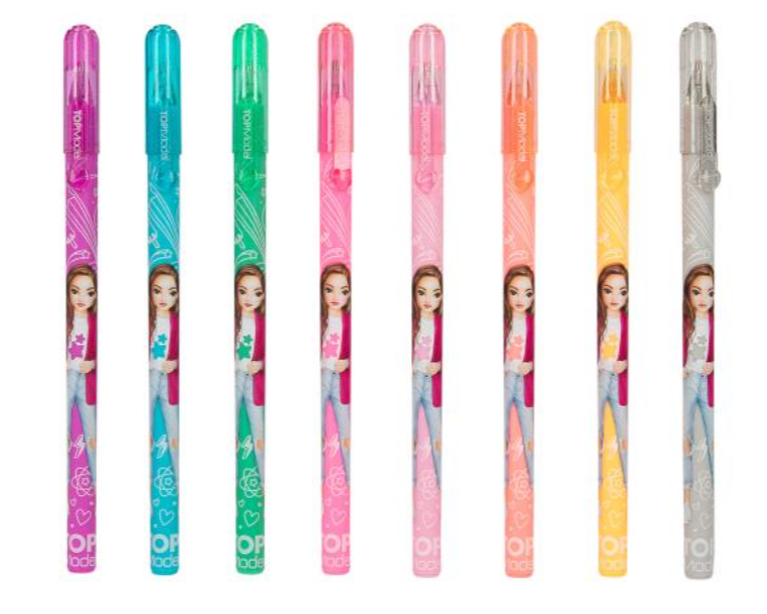 TOPModel Rainbow Glitter Gel Pen Set