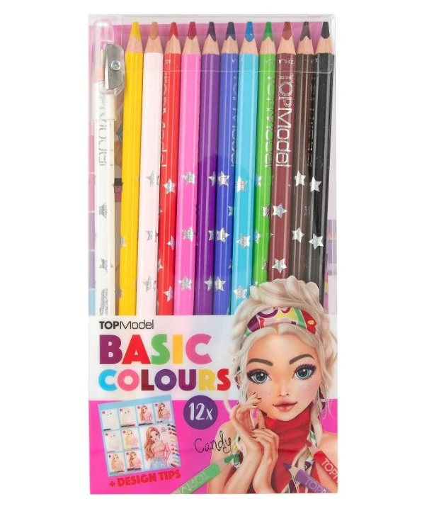 TOPModel Basic Colouring Pencil Set 12 Colours