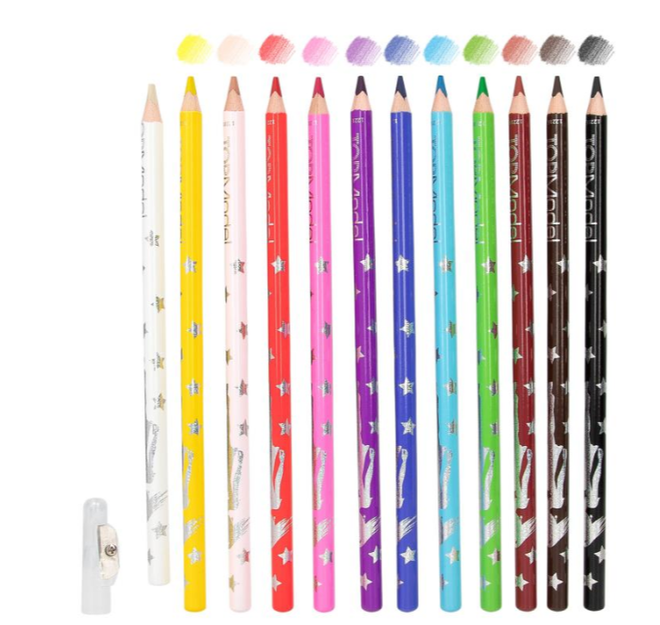 TOPModel Basic Colouring Pencil Set 12 Colours