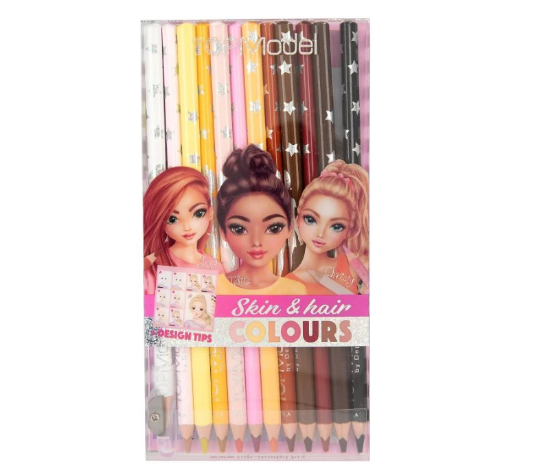 TOPModel Skin & Hair Colouring Pencil Set