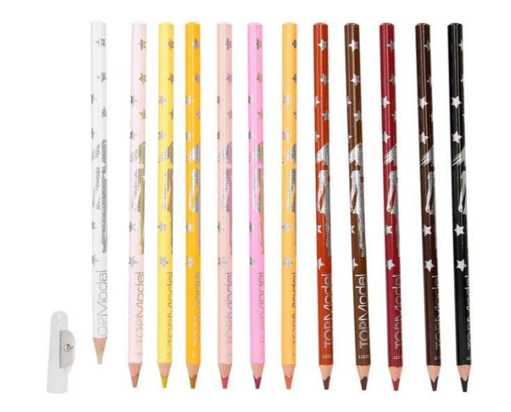 TOPModel Skin & Hair Colouring Pencil Set
