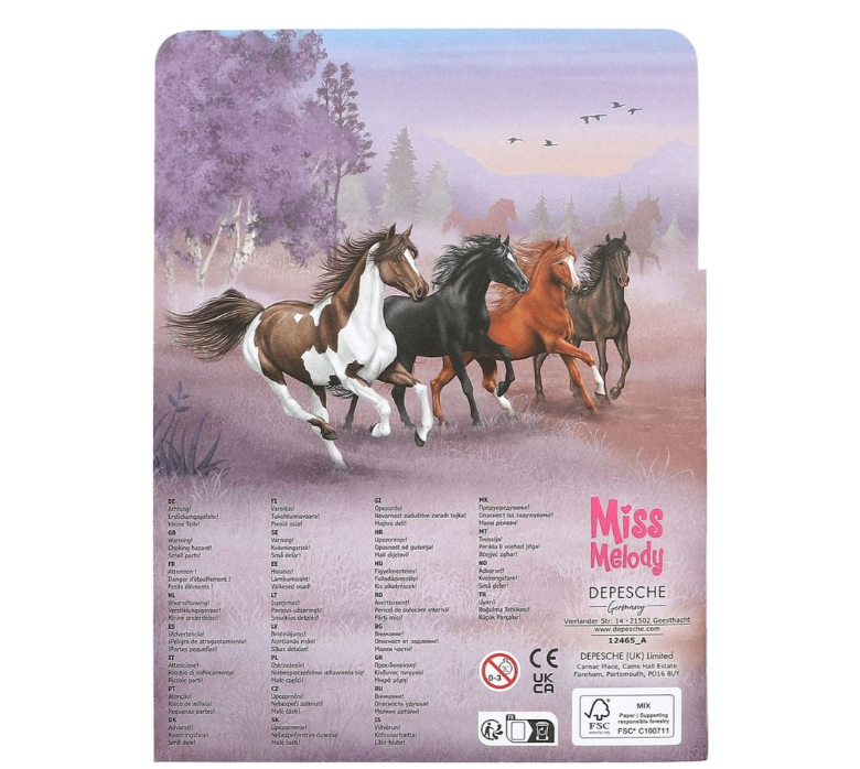 Miss Melody Mini Sticker-Fun