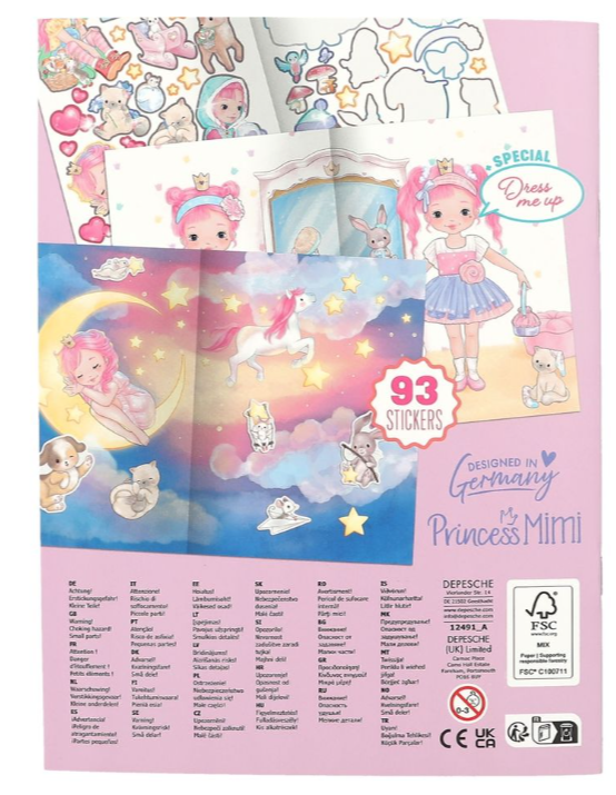 Princess Mimi Puffy Sticker Book