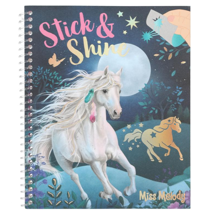 Miss Melody Malbuch Stick & Shine