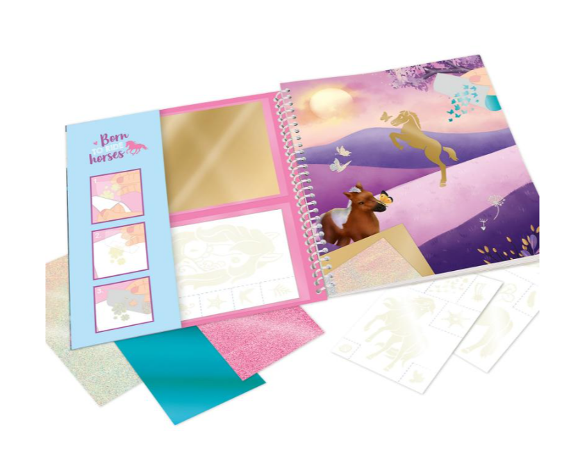 Miss Melody Malbuch Stick & Shine