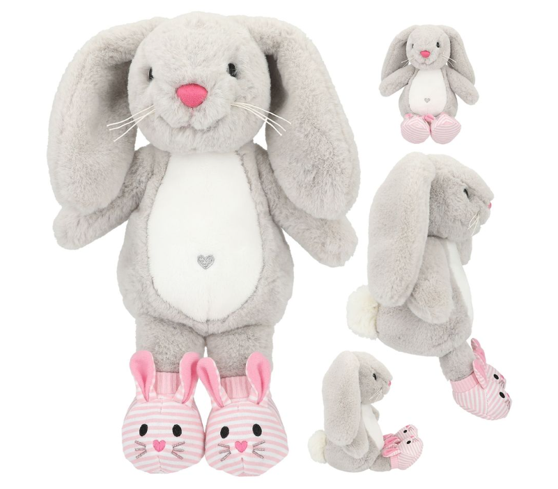 Princess Mimi Plush Bunny Nelly Grey With Shoes 21 cm
