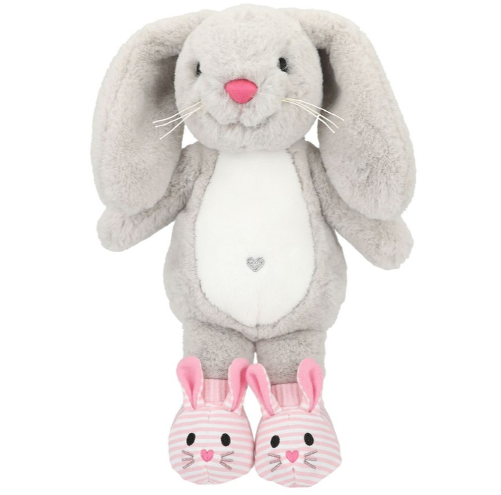 Princess Mimi Plush Bunny Nelly Grey With Shoes 21 cm