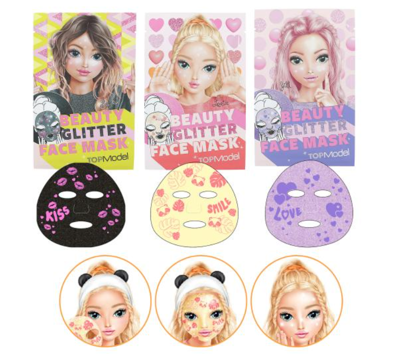 TOPModel Face Mask Glitter BEAUTY and ME