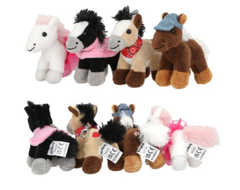 Miss Melody Small Plush Horse Pendants