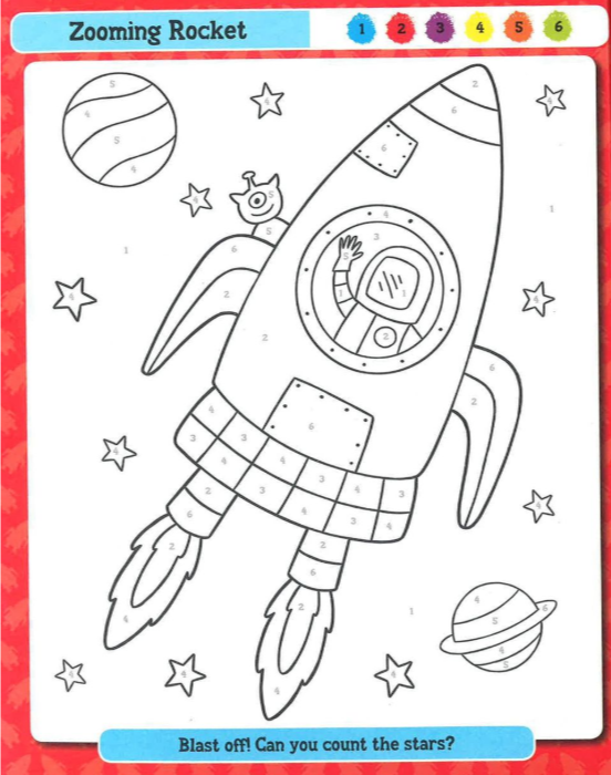 My Amazing Colour by Numbers Sticker & Activity Book(Softcover)