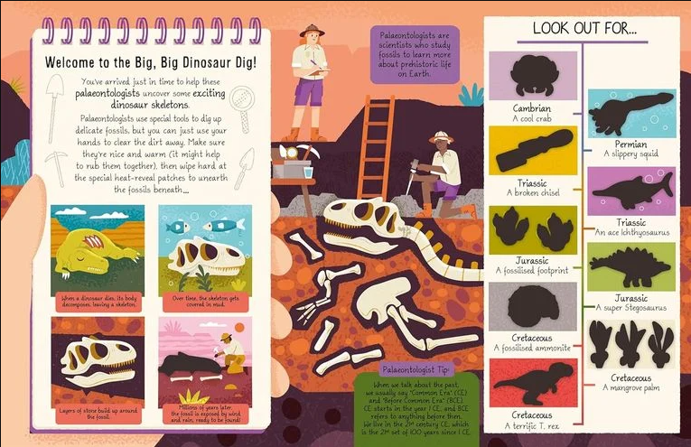 The Big, Big Dinosaur Dig Book(Hardcover)