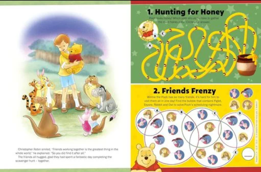 Disney Winnie the Pooh: Finding Friends Story and Activity