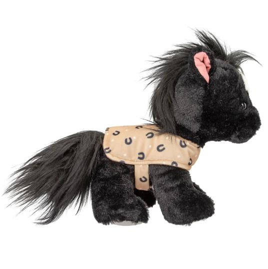 Miss Melody Plush Horse Black Angel 20 cm